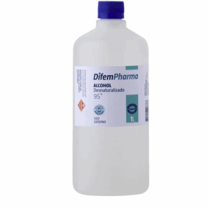 Alcohol 95° Desnaturalizado Difempharma 1 Litro