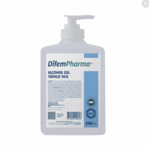 Alcohol Gel Tópico 70% 340 ml Difem